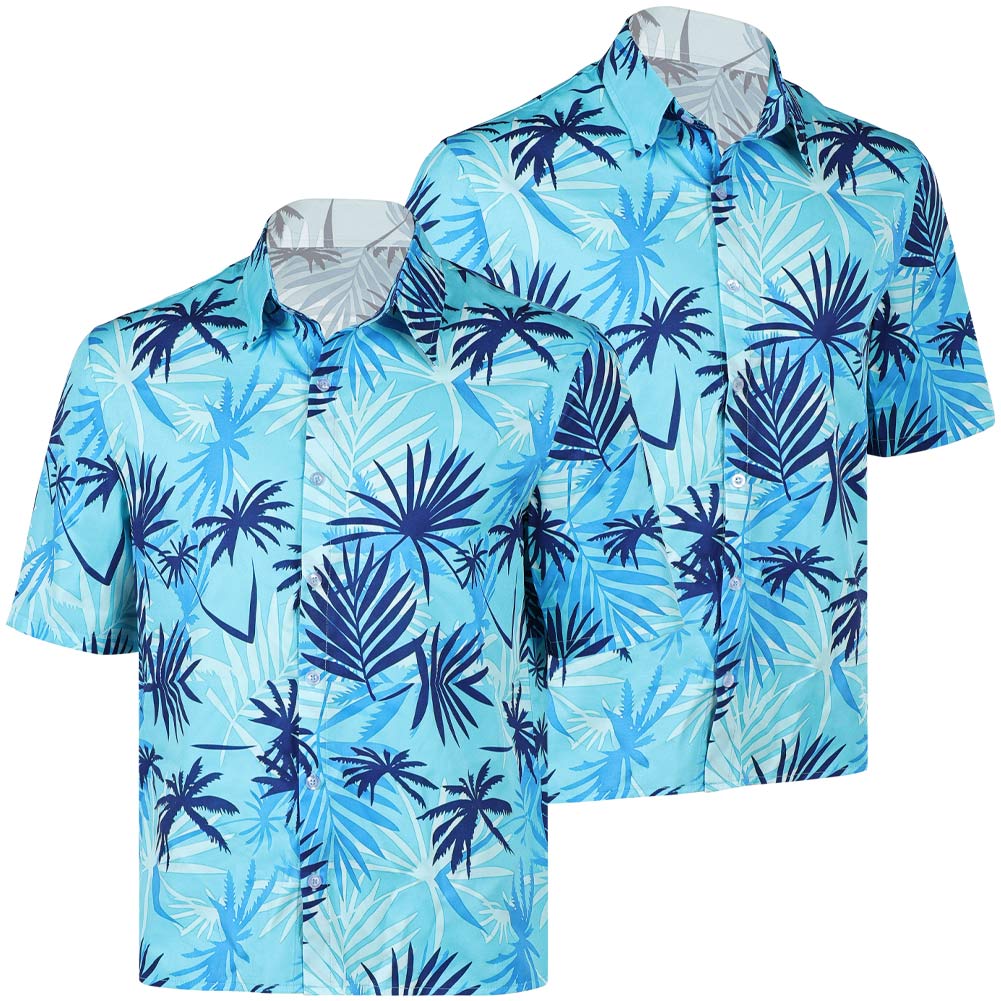 Herren blau Shirt Cosplay-Kostüm für Halloween, Karneval und Partys – Lucia Caminos GTA