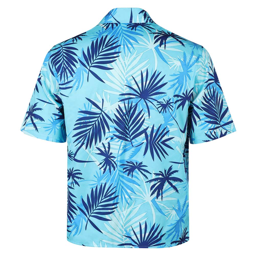Herren blau Shirt Cosplay-Kostüm für Halloween, Karneval und Partys – Lucia Caminos GTA