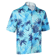 Herren blau Shirt Cosplay-Kostüm für Halloween, Karneval und Partys – Lucia Caminos GTA
