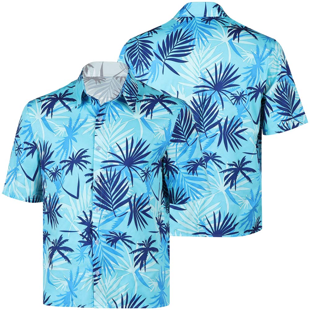 Herren blau Shirt Cosplay-Kostüm für Halloween, Karneval und Partys – Lucia Caminos GTA