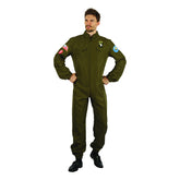 Herren Cosplay Kostüm Halloween Karneval Party Anzug Kapitän Pilot