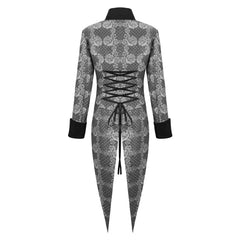 Herren Cosplay Kostüm Halloween Karneval Party Anzug Mittelalter Retro Punk Mantel Frack