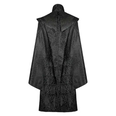 Herren Cosplay Kostüm Halloween Karneval Party Anzug punk Mittelalter Zauberer Mantel retro gothic
