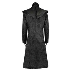 Herren Cosplay Kostüm Halloween Karneval Party Anzug punk Mittelalter Zauberer Mantel retro gothic