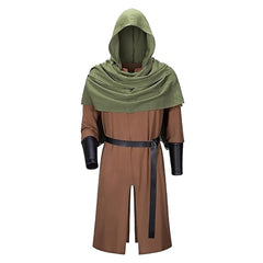 Herren Mittelalterliche Renaissance Piraten Ritter Schal Gewand Cosplay Kostüm Halloween Karneval Party Anzug