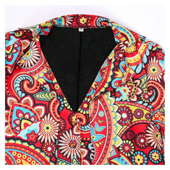 Herren Mittelalterlicher Punk Druck Schwanzrock Cosplay Bühnenauftritt Kostüm