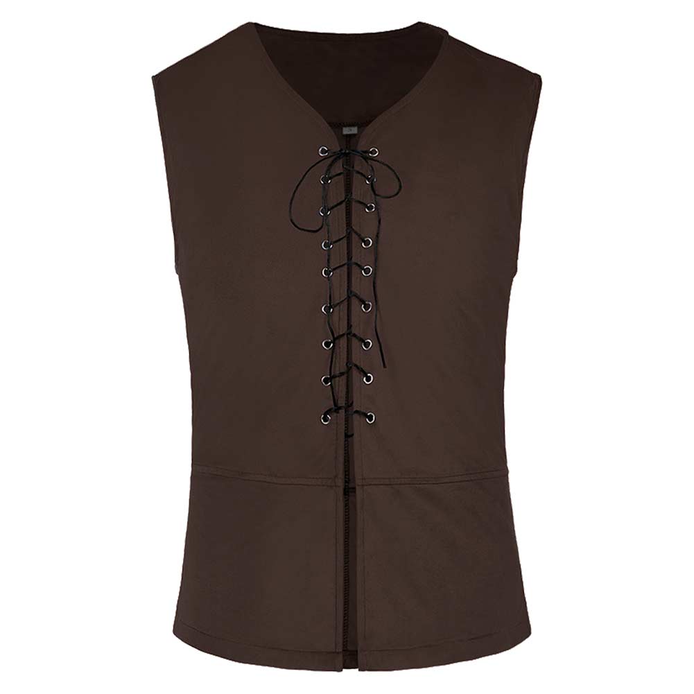 Herren Steampunk Mittelalterliche Jacke Gothic Viktorianisch Cosplay Kostüm Outfits Halloween Karneval Anzug