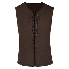 Herren Steampunk Mittelalterliche Jacke Gothic Viktorianisch Cosplay Kostüm Outfits Halloween Karneval Anzug