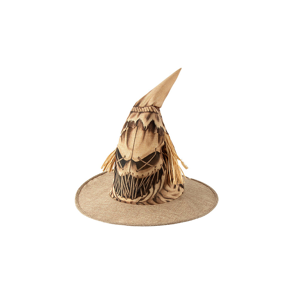 Hexenhut Vogelscheuche Halloween Karneval Kostüm Zubehör