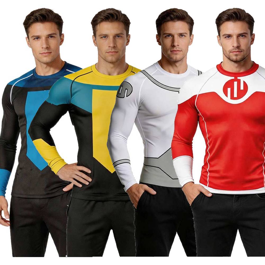 Invincible Herren Top Shirt Conquest Cosplay-Kostüm für Halloween und Karnevalspartys