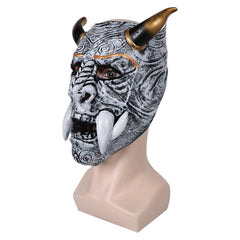 Japanisches Teufelsgesicht Kostüm Hannya Maske Latex Masken Helm Maskerade Halloween Party Kostüm Requisiten