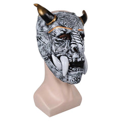 Japanisches Teufelsgesicht Kostüm Hannya Maske Latex Masken Helm Maskerade Halloween Party Kostüm Requisiten