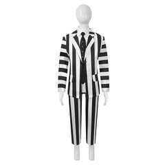 Kinder Beetle Juice Cosplay Kostüm Outfits Halloween Karneval Anzug