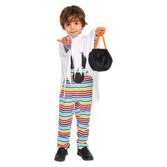 Kinder Cosplay Kostüm Halloween Karneval Party Anzug Kleines Gespenst Farbe Bar Ghost