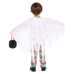 Kinder Cosplay Kostüm Halloween Karneval Party Anzug Kleines Gespenst Farbe Bar Ghost