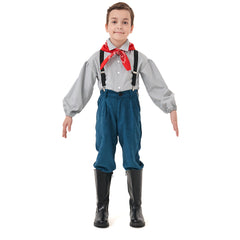 Kinder Cosplay Kostüm Outfits Halloween Karneval Anzug Bauer