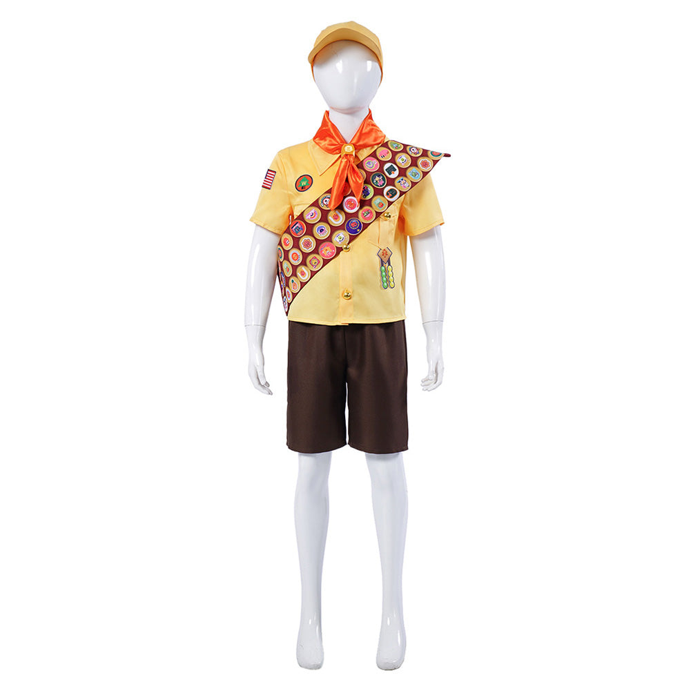 Kinder Cosplay Kostüm Outfits Halloween Karneval Anzug Russell Up