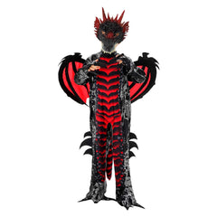 Kinder Dinosaurier Bühne Performance Cosplay Kostüm Outfits Halloween Karneval Anzug