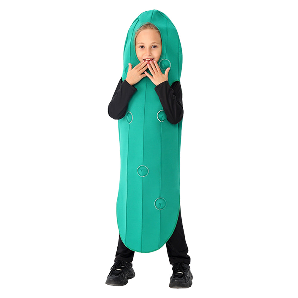 Kinder Eingelegte Gurke Cosplay Kostüm Outfits Halloween Karneval Kostüm