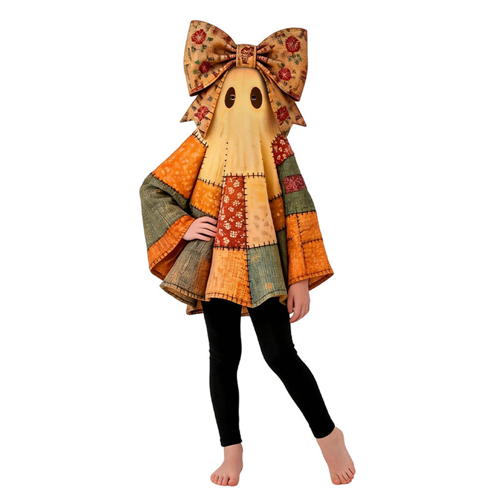 Kinder Erwachsene Cosplay-Kostüm Halloween Karneval Party-Outfit Geisterumhang