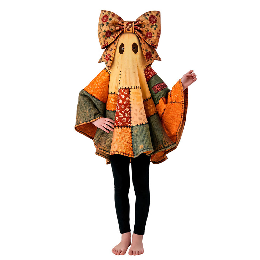Kinder Erwachsene Cosplay-Kostüm Halloween Karneval Party-Outfit Geisterumhang