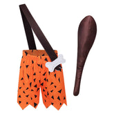Kinder Fred Flintstone Cosplay Kostüm Outfits Halloween Karneval Anzug The Flintstones