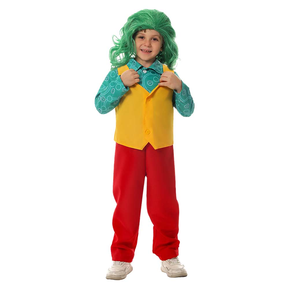 Kinder Joker Cosplay Kostüm Outfits Halloween Karneval Anzug