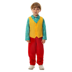 Kinder Joker Cosplay Kostüm Outfits Halloween Karneval Anzug
