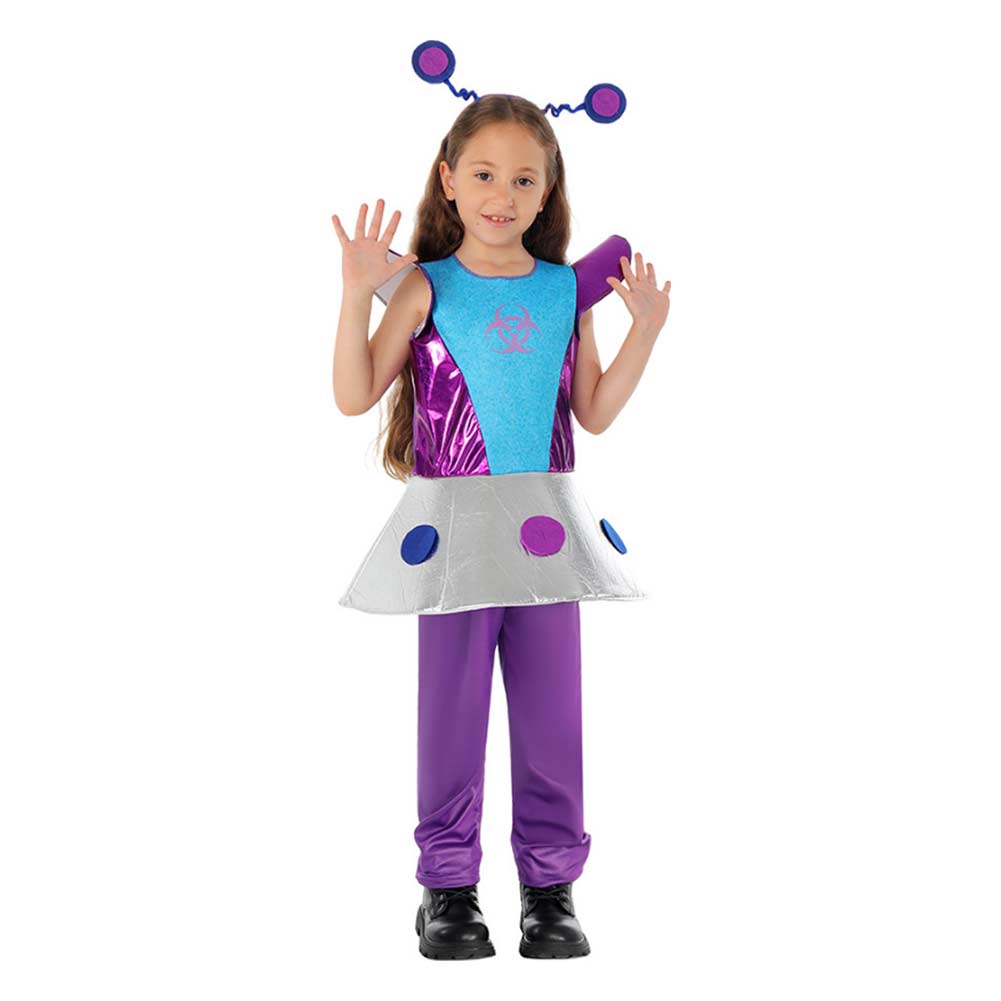 Kinder Kostüm für Aliens Cosplay Kostüm Halloween Karneval Party Anzug