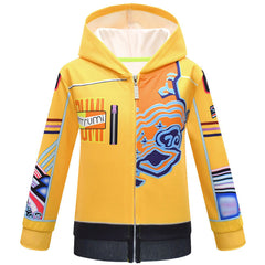 Kinder Mädchen Huntrix Kpop Demon Hunters Rumi Cosplay Hoodie 3D Druck Kinder Sweatshirt