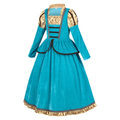 Kinder Mädchen Kleid Cosplay Kostüm Mittelalterliches schottisches Prinzessinnenkleid Halloween Karnevalsparty