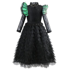 Kinder Mädchen Kleid Elphaba wiked Cosplay Kostüm Halloween Karneval Party Anzug
