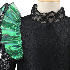 Kinder Mädchen Kleid Elphaba wiked Cosplay Kostüm Halloween Karneval Party Anzug