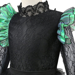 Kinder Mädchen Kleid Elphaba wiked Cosplay Kostüm Halloween Karneval Party Anzug