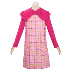 Kinder Mädchen Kleid Kostüm Addams Enid Cosplay Outfit Halloween Karneval Party