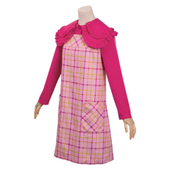 Kinder Mädchen Kleid Kostüm Addams Enid Cosplay Outfit Halloween Karneval Party