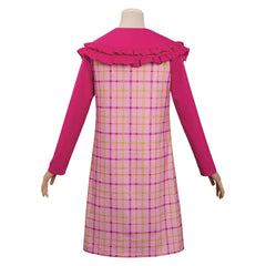 Kinder Mädchen Kleid Kostüm Addams Enid Cosplay Outfit Halloween Karneval Party