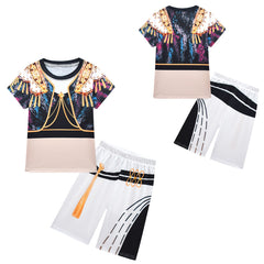 Kinder Mädchen Kleid Kpop Demon Hunters Huntrix Mira Cosplay Kostüm Halloween Karneval Party Anzug