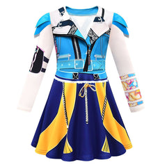Kinder Mädchen Kleid Kpop Demon Hunters Zoey Cosplay Kostüm Halloween Karneval Party Anzug