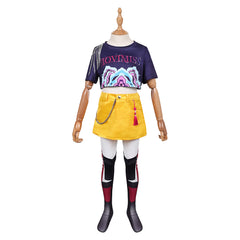 Kinder Mädchen Kpop Demon Hunters Mira Cosplay Kostüm Halloween Karneval Party Anzug cosplay