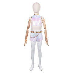 Kinder Mädchen Kpop Demon Hunters Rumi Cosplay Kostüm Halloween Karneval Party Overall Huntrix