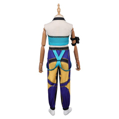 Kinder Mädchen Kpop Demon Hunters Zoey Cosplay Kostüm Halloween Karneval Party Anzug