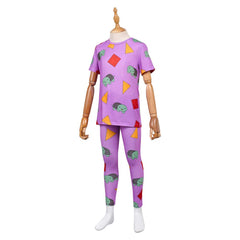 Kinder Mädchen Kpop Demon Hunters Zoey cosplay Schlafanzug Cosplay Kostüm Halloween Karneval Party Anzug