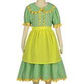 Kinder Mädchen Pionier Kolonial Floral Bürgerkrieg Kleid Cosplay Kostüm Halloween Karneval Party Anzug