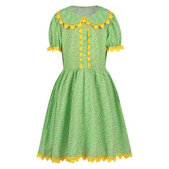 Kinder Mädchen Pionier Kolonial Floral Bürgerkrieg Kleid Cosplay Kostüm Halloween Karneval Party Anzug