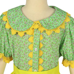 Kinder Mädchen Pionier Kolonial Floral Bürgerkrieg Kleid Cosplay Kostüm Halloween Karneval Party Anzug