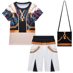 Kinder Mädchen Schlafanzug Kpop Demon Hunters Huntrix Zoey Cosplay Kostüm Halloween Karneval Party Anzug