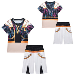 Kinder Mädchen Schlafanzug Kpop Demon Hunters Huntrix Zoey Cosplay Kostüm Halloween Karneval Party Anzug