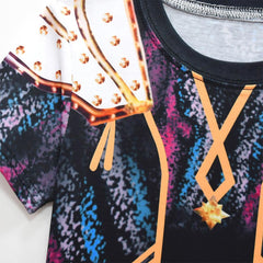 Kinder Mädchen Schlafanzug Kpop Demon Hunters Huntrix Zoey Cosplay Kostüm Halloween Karneval Party Anzug