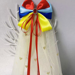 Kinder Mädchen Schneeweißchen Mesh-Haarspange